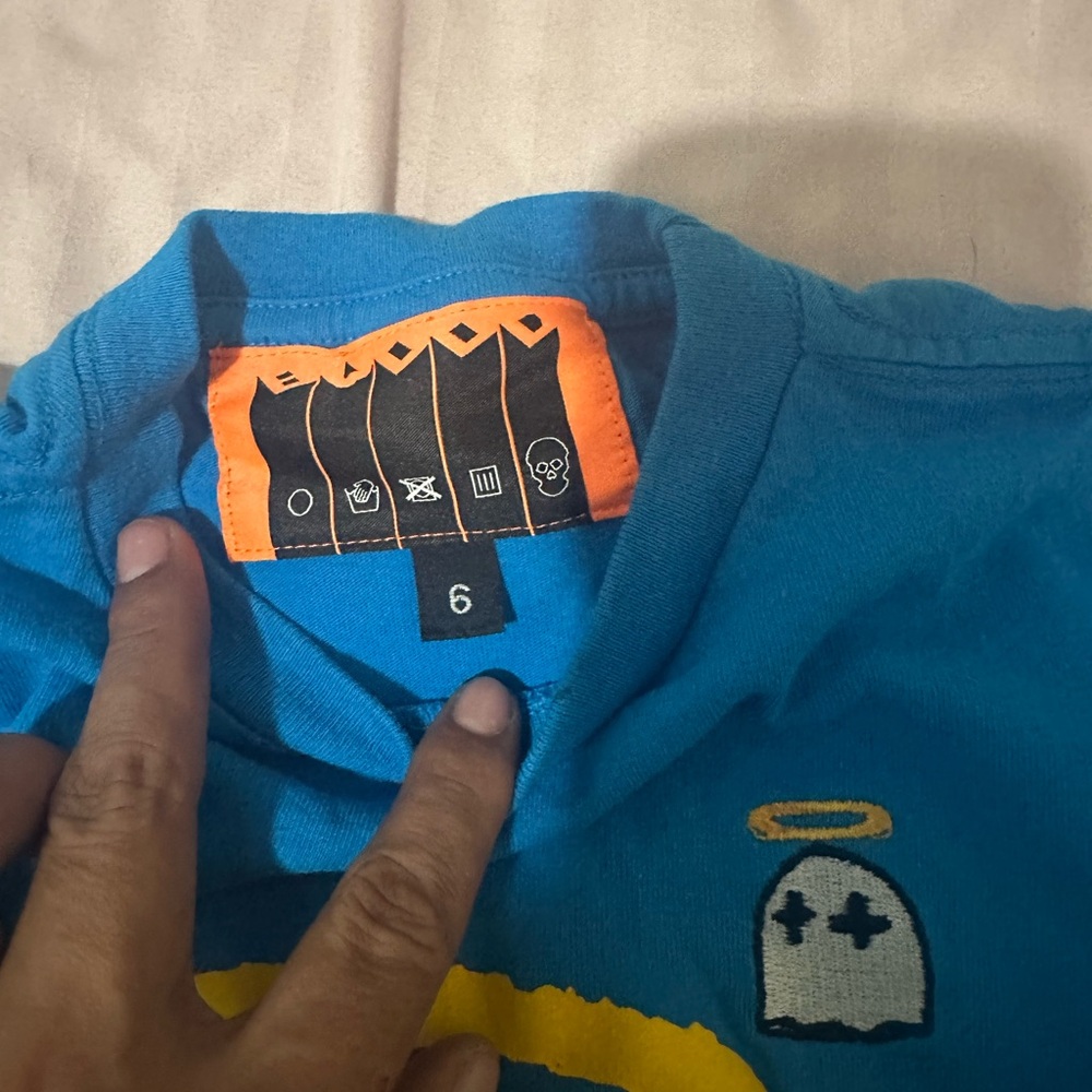 Boys blue shirt